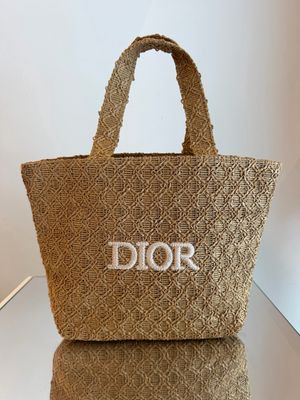 SHOPPERINA DIOR PAGLIA NATURALE LINEA BEAUTY