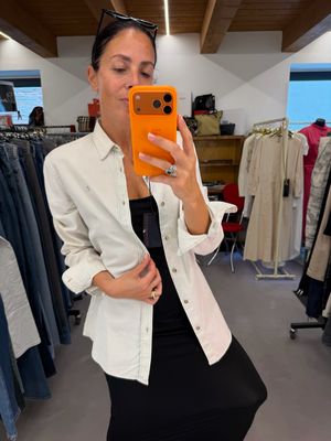 CAMICIA TRUSSARDI NUOVA DENIM CHIARISSIMO LEGGERO