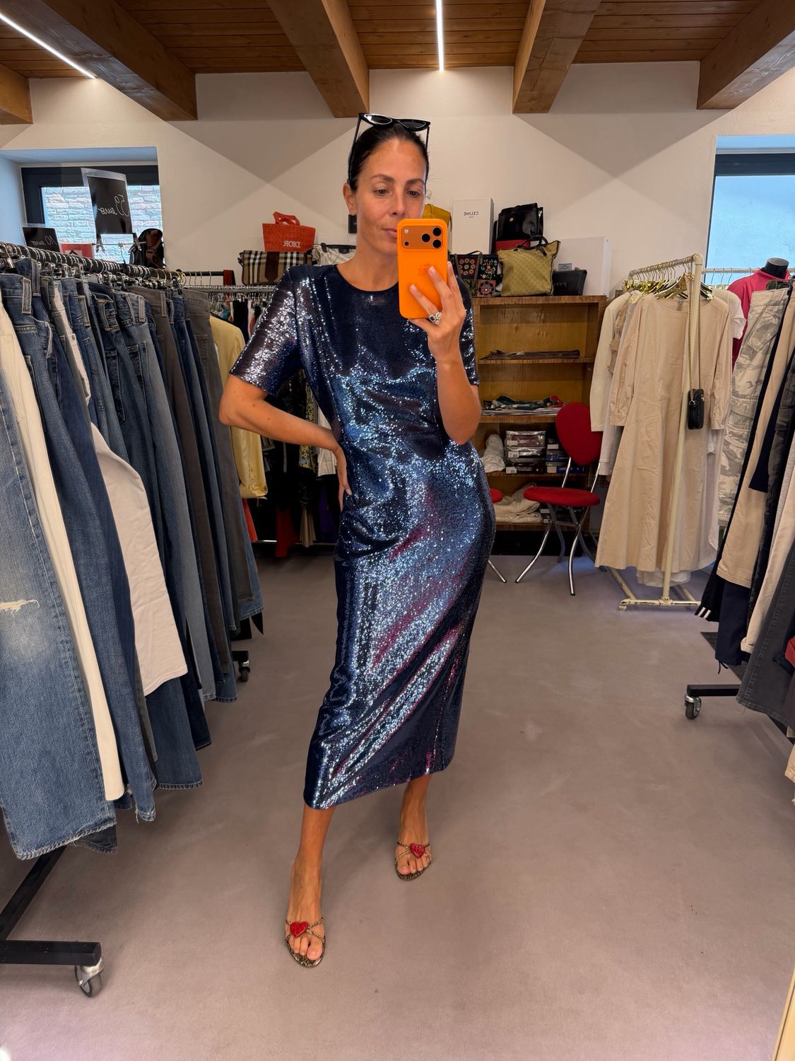 ABITO PAILLETTES DIANE VON FURSTENBERG