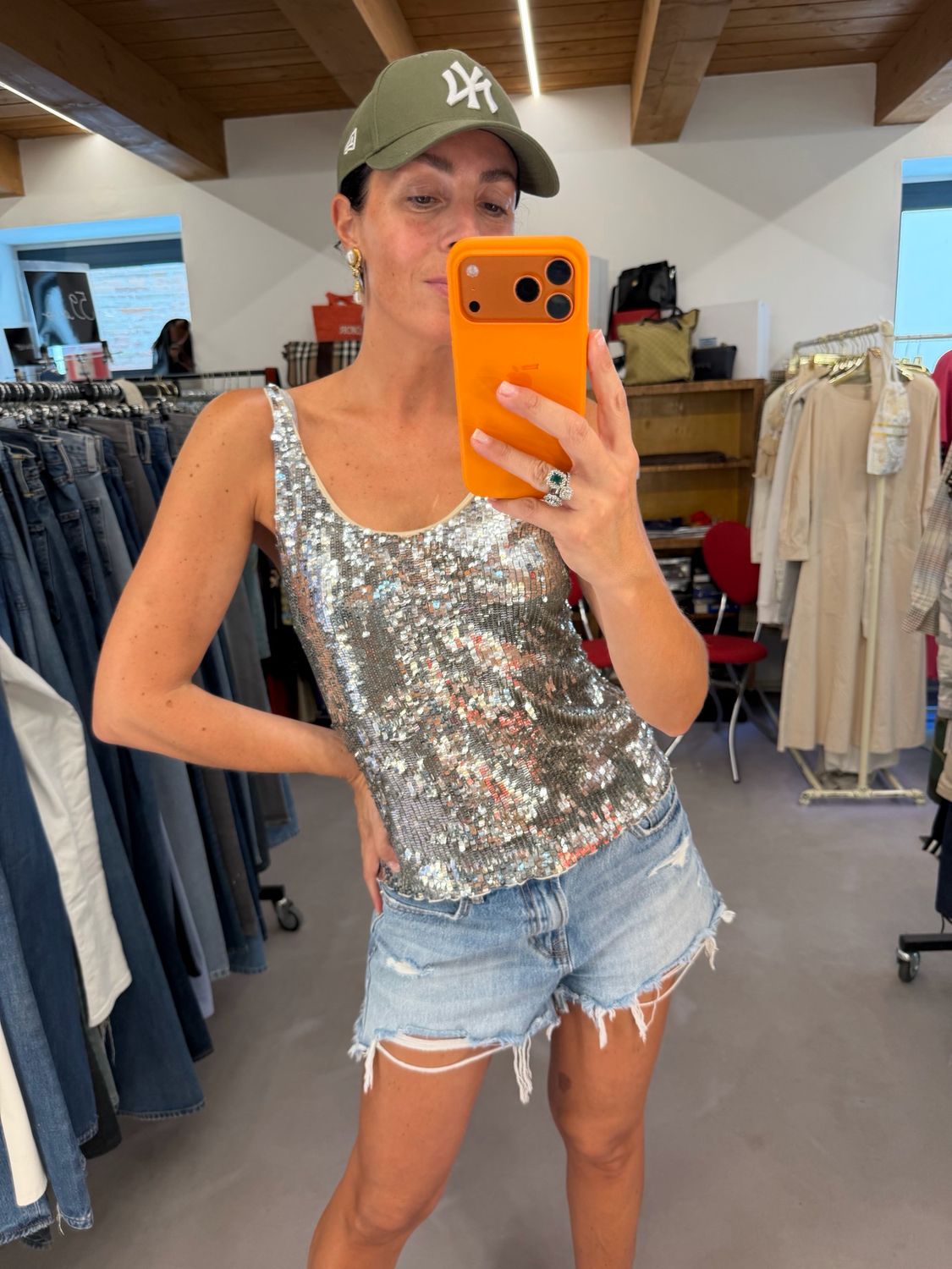 CANOTTA PAILLETTES BLUMARINE SELEZIONE 49EURO