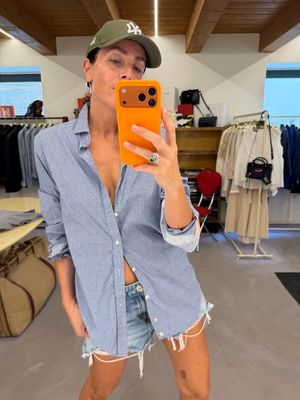 CAMICIA TOMMY HILFIGHER MICRO SCOZZESE AZZURRO CON PUNTINI