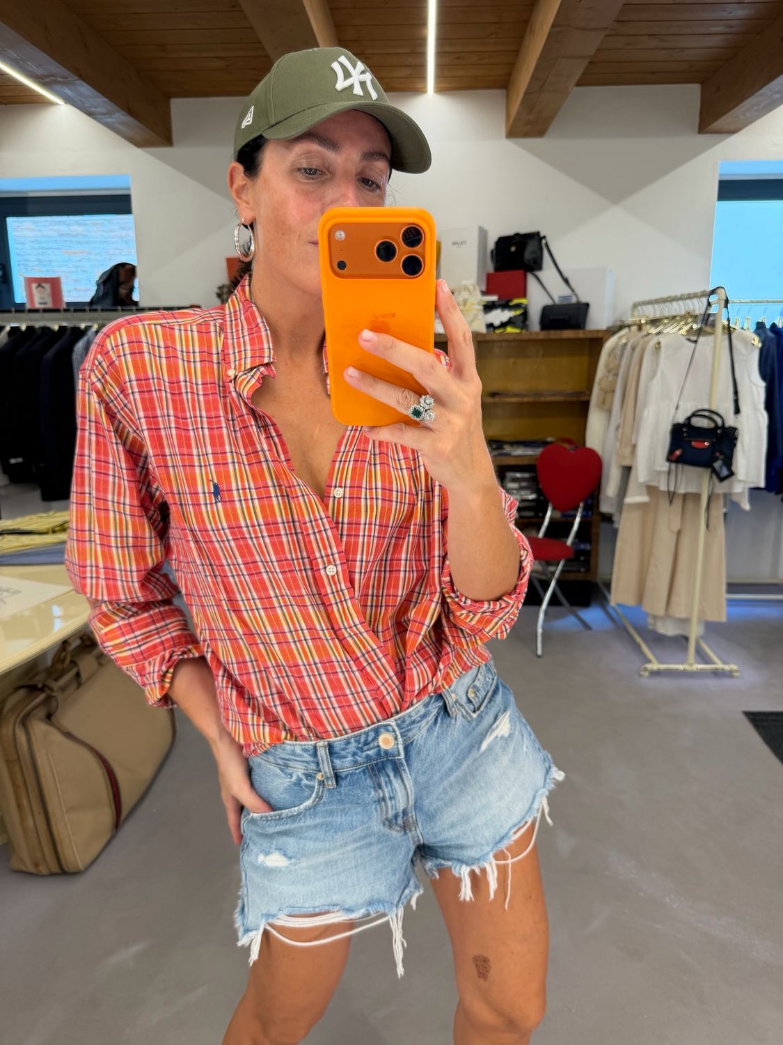 CAMICIA RALPH LAUREN SCOZZESE ROSSO GIALLO BLU BIANCO