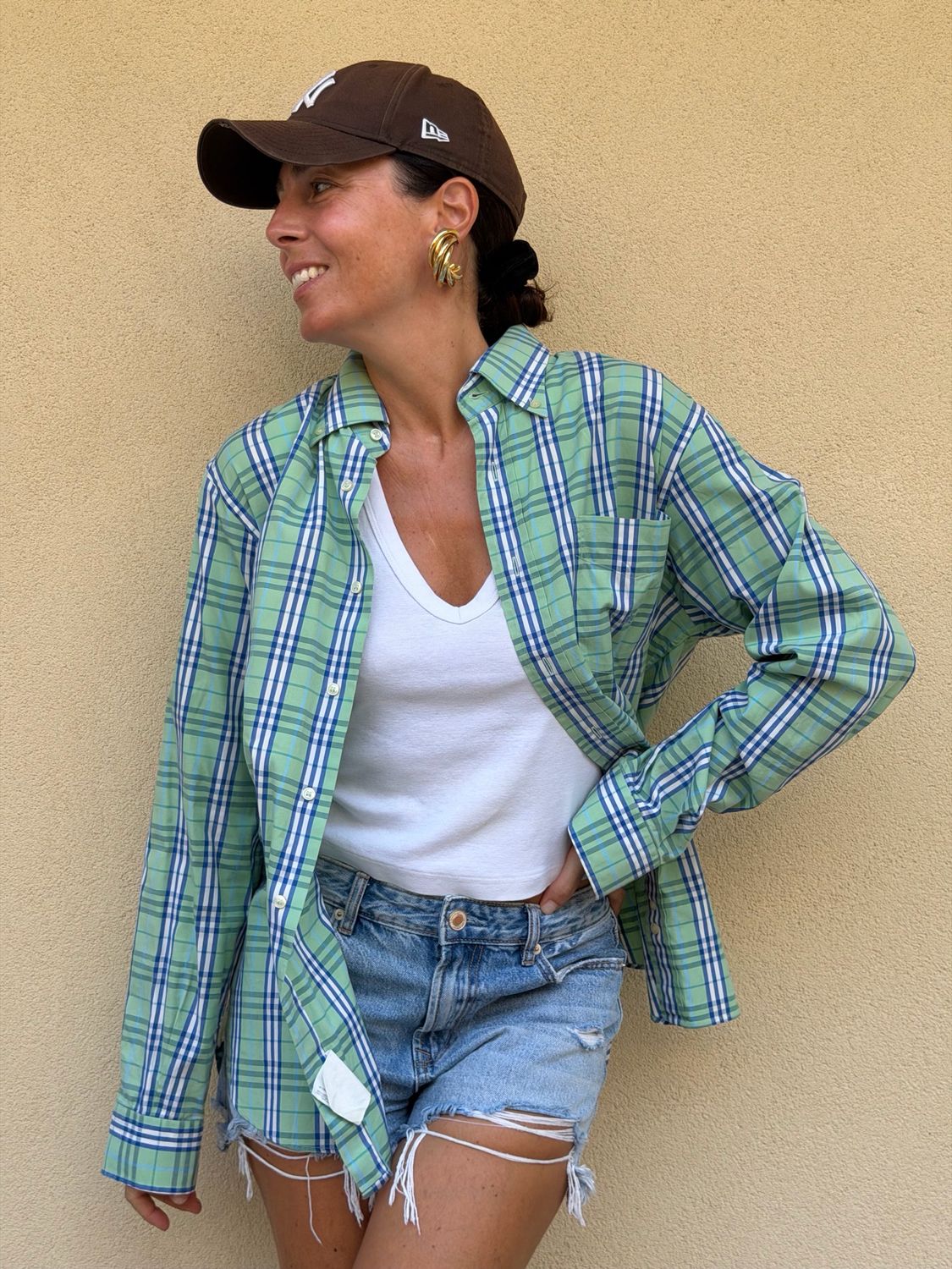 CAMICIA BURBERRY CHECK VERDE