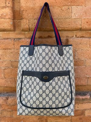 TOTE BAG GUCCI OPHIDIA VINTAGE BLU