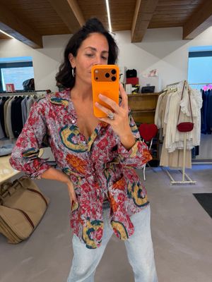 CAMICIA VINTAGE FANTASIA CON COULISSE