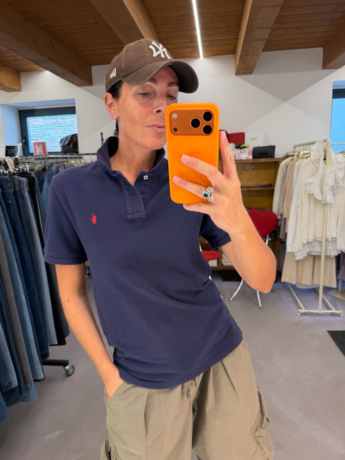 POLO RALPH LAUREN BLU CAVALLINO ROSSO