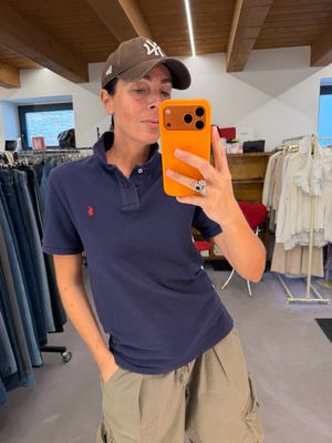 POLO RALPH LAUREN BLU CAVALLINO ROSSO