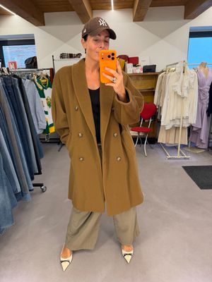 CAPPOTTO MAX MARA LANA E CASHMERE CAMMELLO SCURO