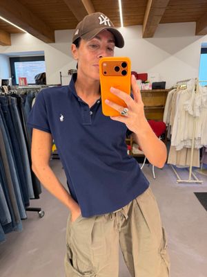 POLO RALPH LAUREN BLU CAVALLINO BIANCO