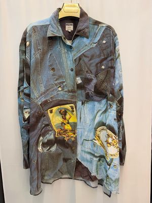 CAMICIA MOSCHINO DA COLLEZIONE FANTASIA DENIM