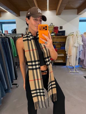 SCIARPA BURBERRY PURO CASHMERE CHECK CLASSICO