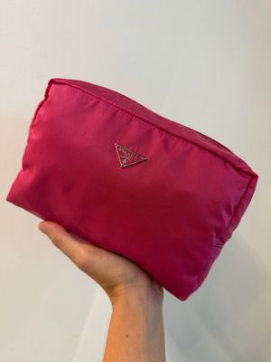 NECESSAIRE PRADA NYLON FUCSIA