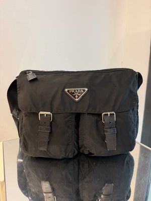 PRADA MESSANGER VINTAGE MAXI LOGO