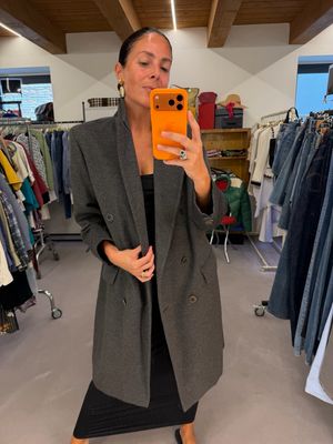CAPPOTTO MAX MARA CASHMERE E LANA VERGINE GRIGIO MÉLANGE