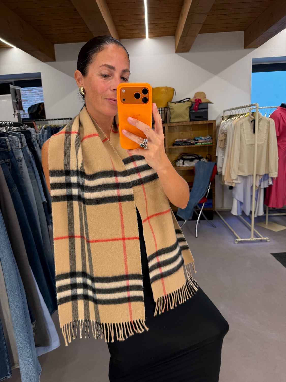 STOLA BURBERRY DOUBLE FACE PURO CASHMERE