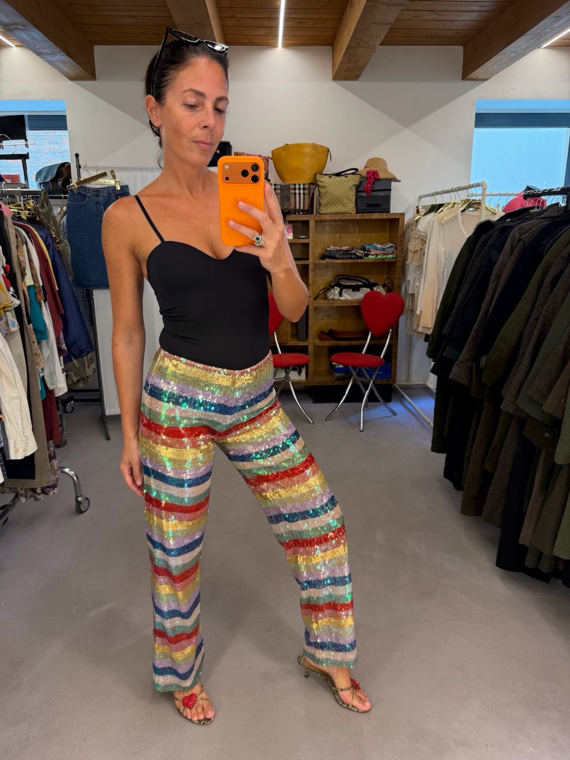 PANTALONE PAILLETTES L’ALTRAMODA