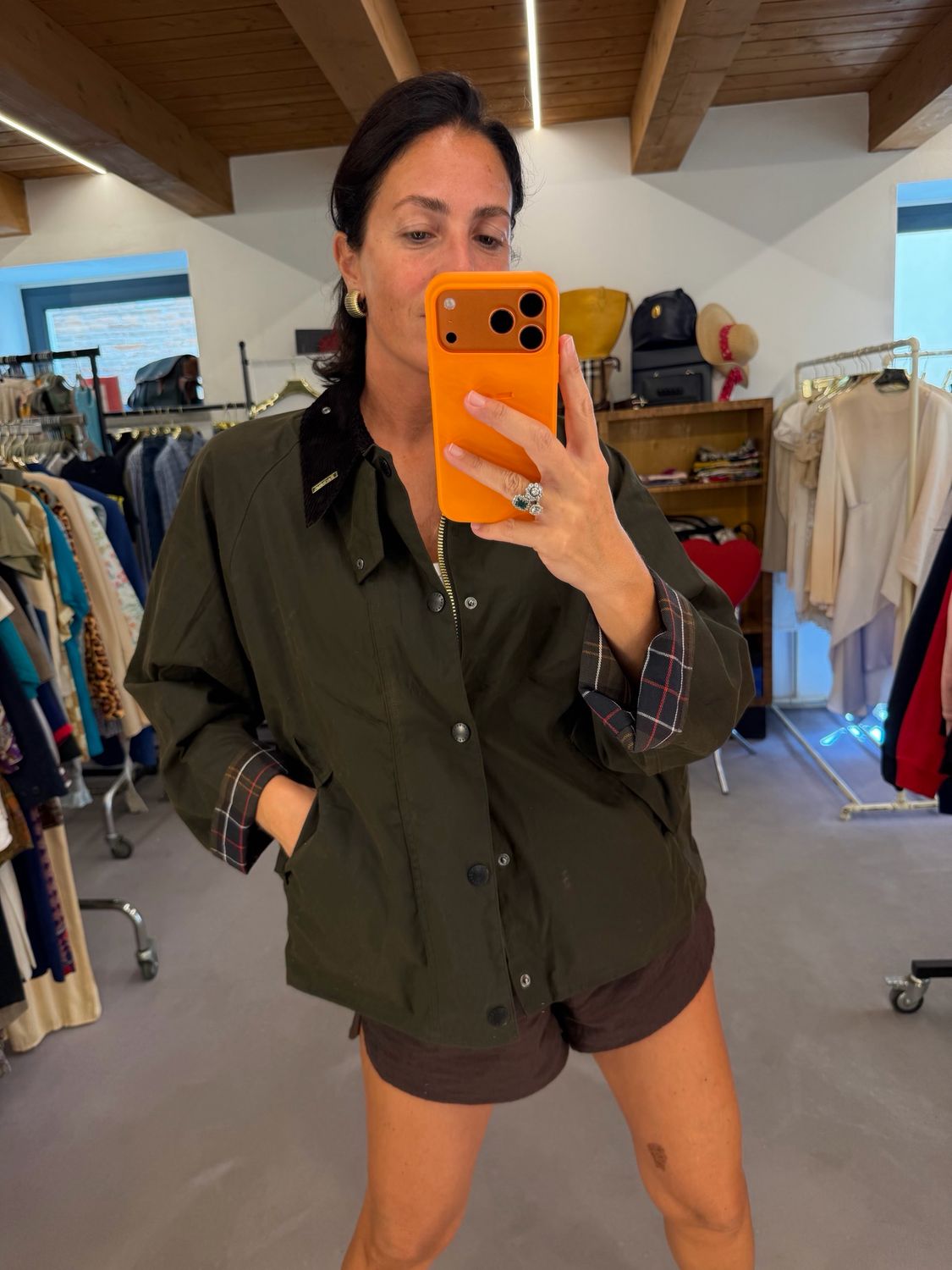GIACCA CERATA BARBOUR TRANSPORT OS 