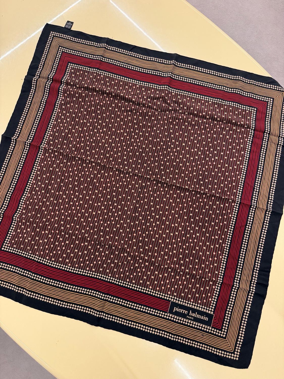FOULARD PIERRE BALMAIN TONI AUTUNNALI 76X76