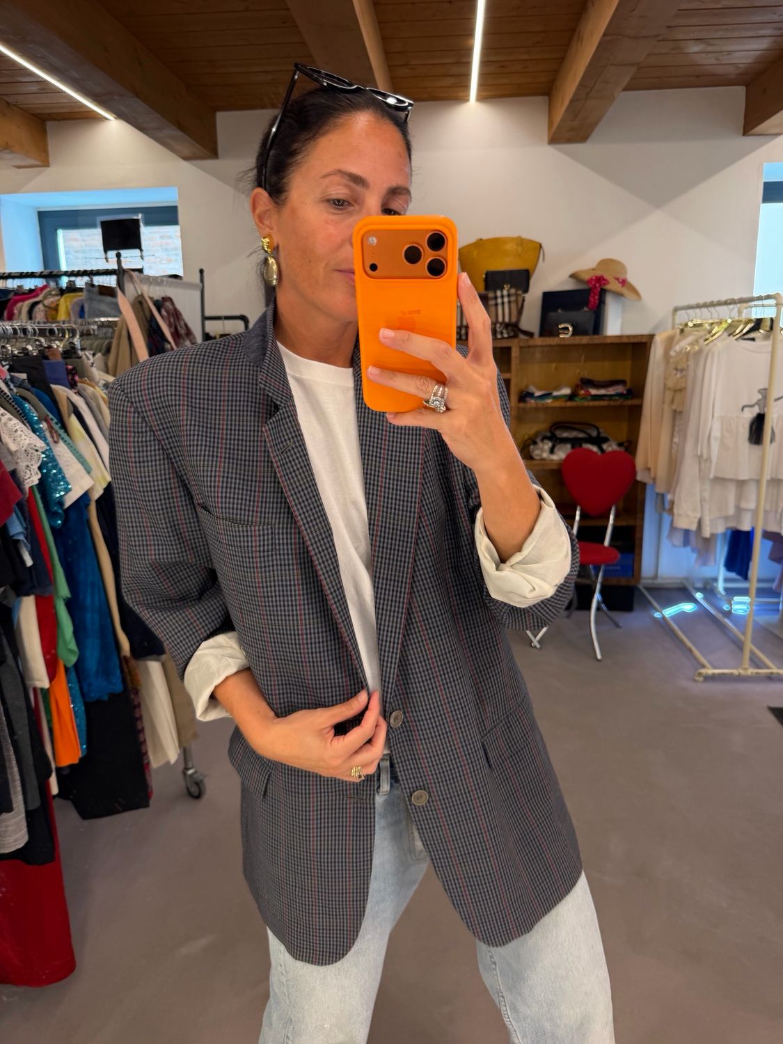 BLAZER CERRUTI FRESCO DI LANA SCOZZESE MINI