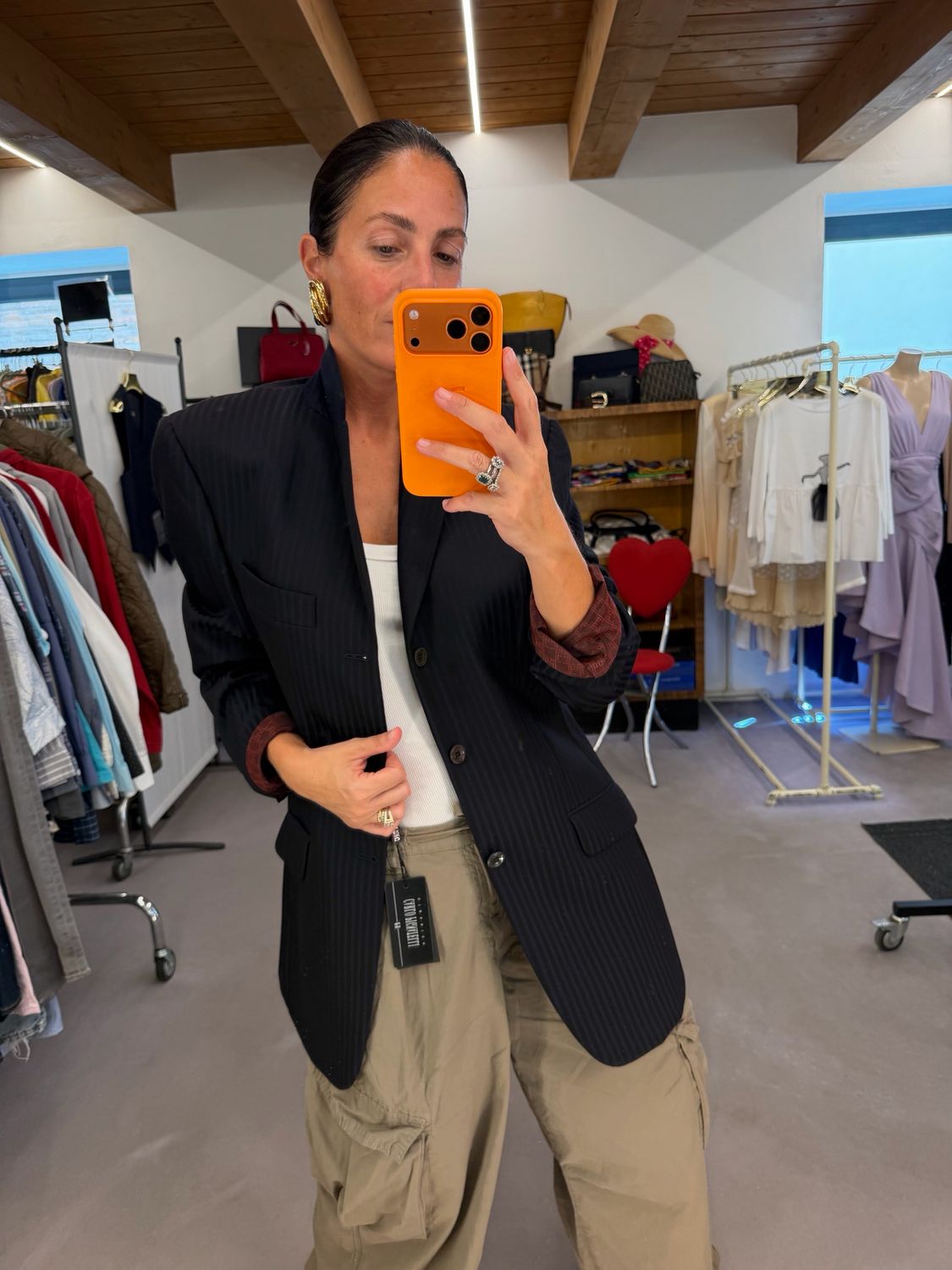 BLAZER CARLO PIGNATELLI NUOVO GESSATO BLU TG 48 UNISEX