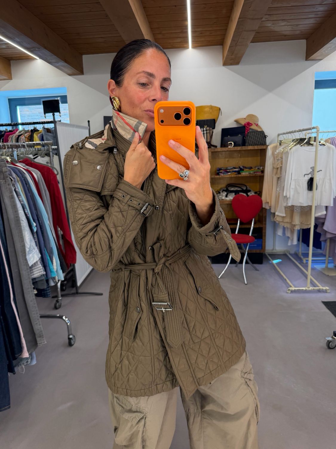 TRENCH TRAPUNTATO BURBERRY 