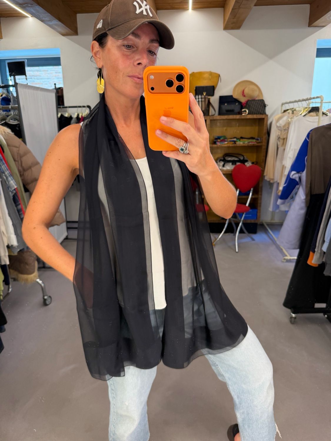 FOULARD CHANEL NERO 