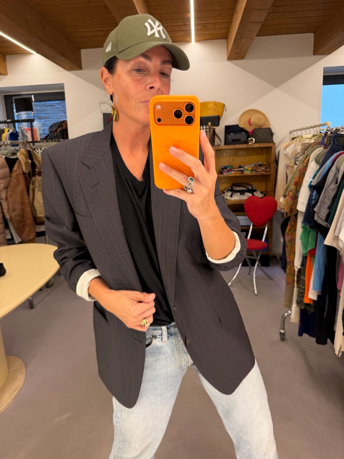 BLAZER CANALI FRESCO DI LANA GRIGIO GESSATO