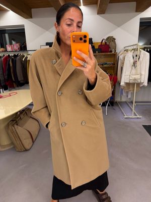 CAPPOTTO MAX MARA CAMMELLO DOPPIOPETTO TG 42