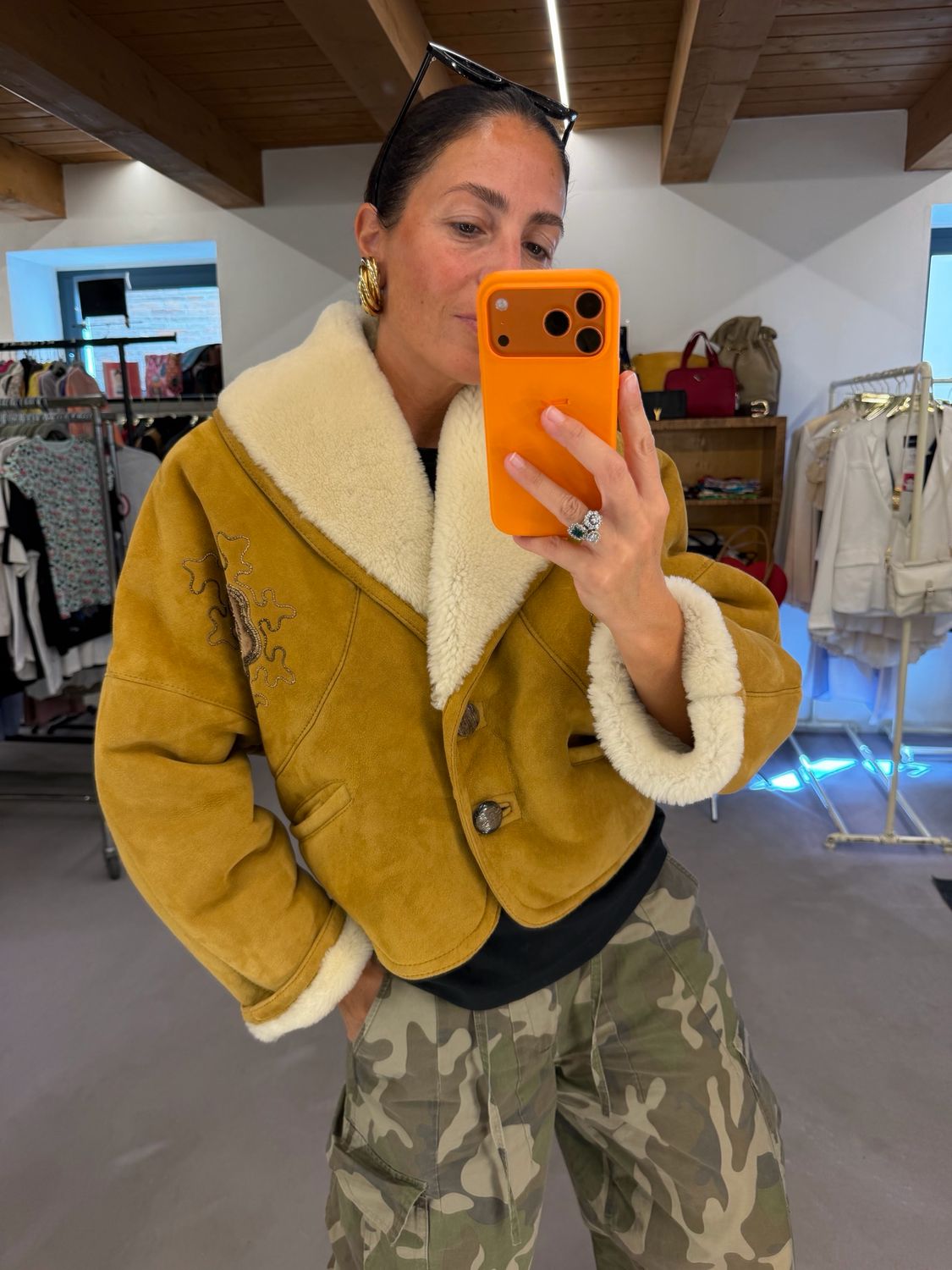 MONTONE VINTAGE DONNA CON RICAMI