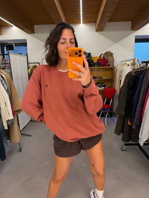 MAGLIONE TIMBERLAND GIROCOLLO COTONE ROSA ANTICO SCURO TG 3XL 