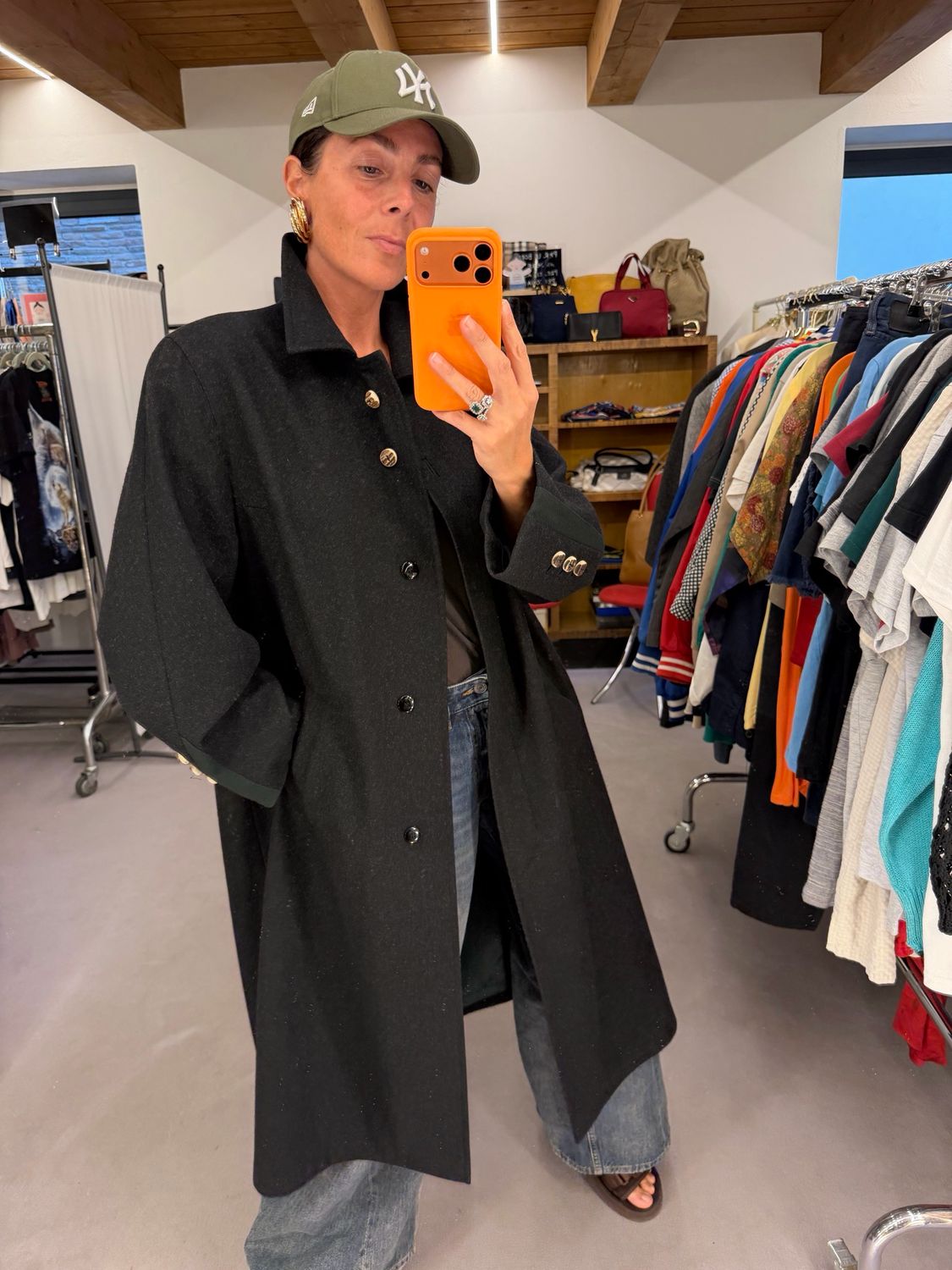 LODEN DONNA NERO TG 50