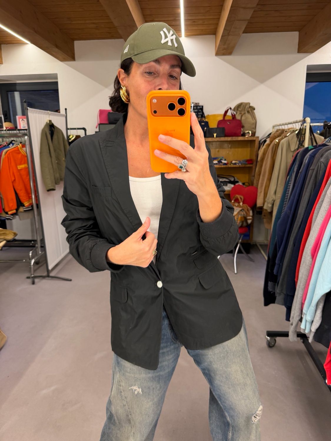 BLAZER DSQUARED TESSUTO TECNICO NERO