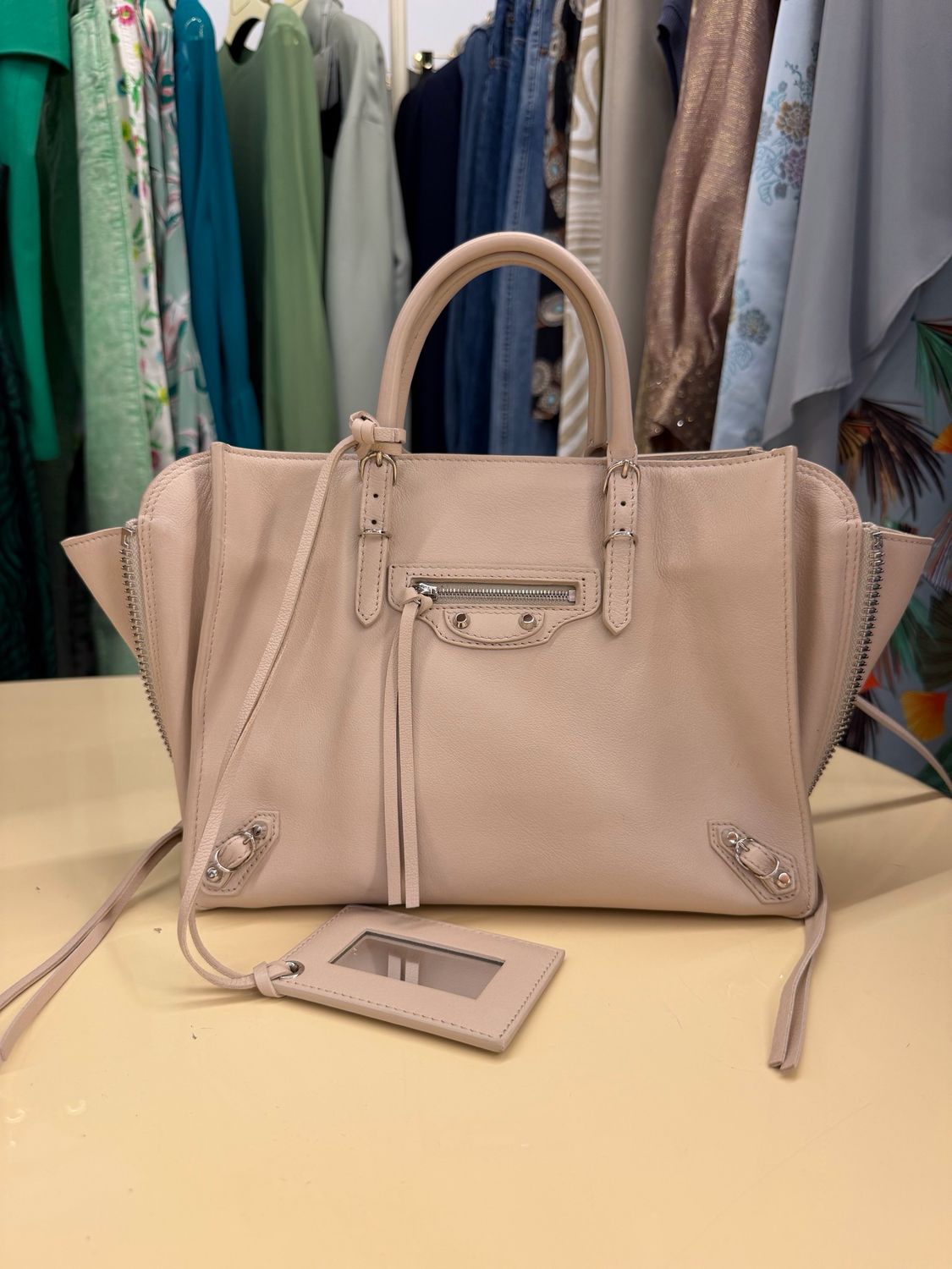 BALENCIAGA PAPIER PELLE LIGHT BEIGE
