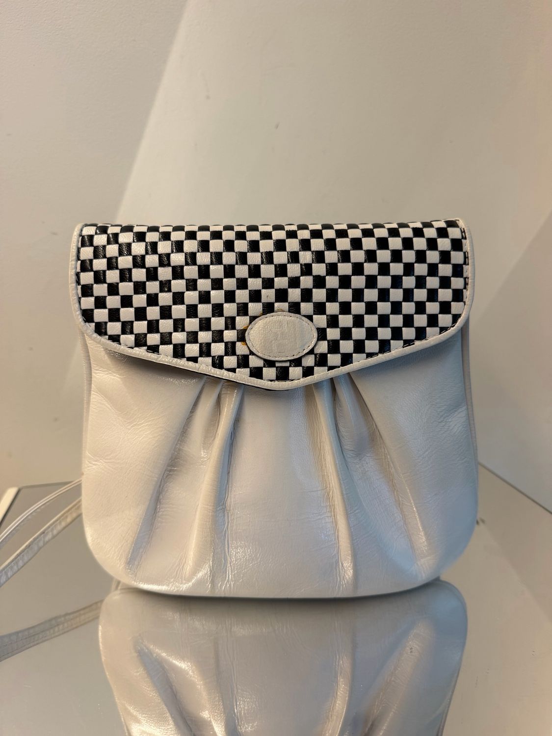 BORSA FENDI VINTAGE BIANCO/NERO