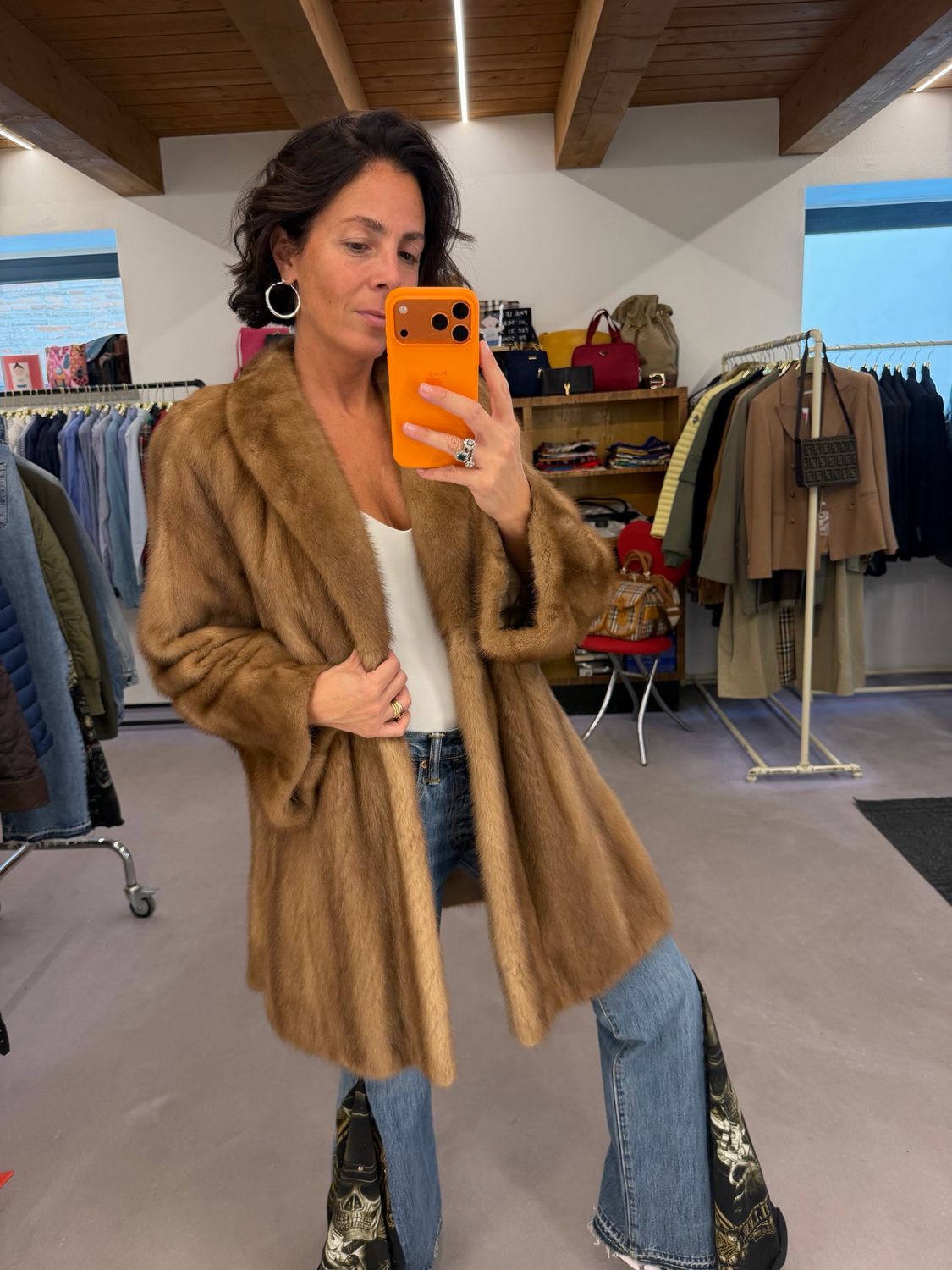 PELLICCIA VERO VISONE VINTAGE SAGA MINK