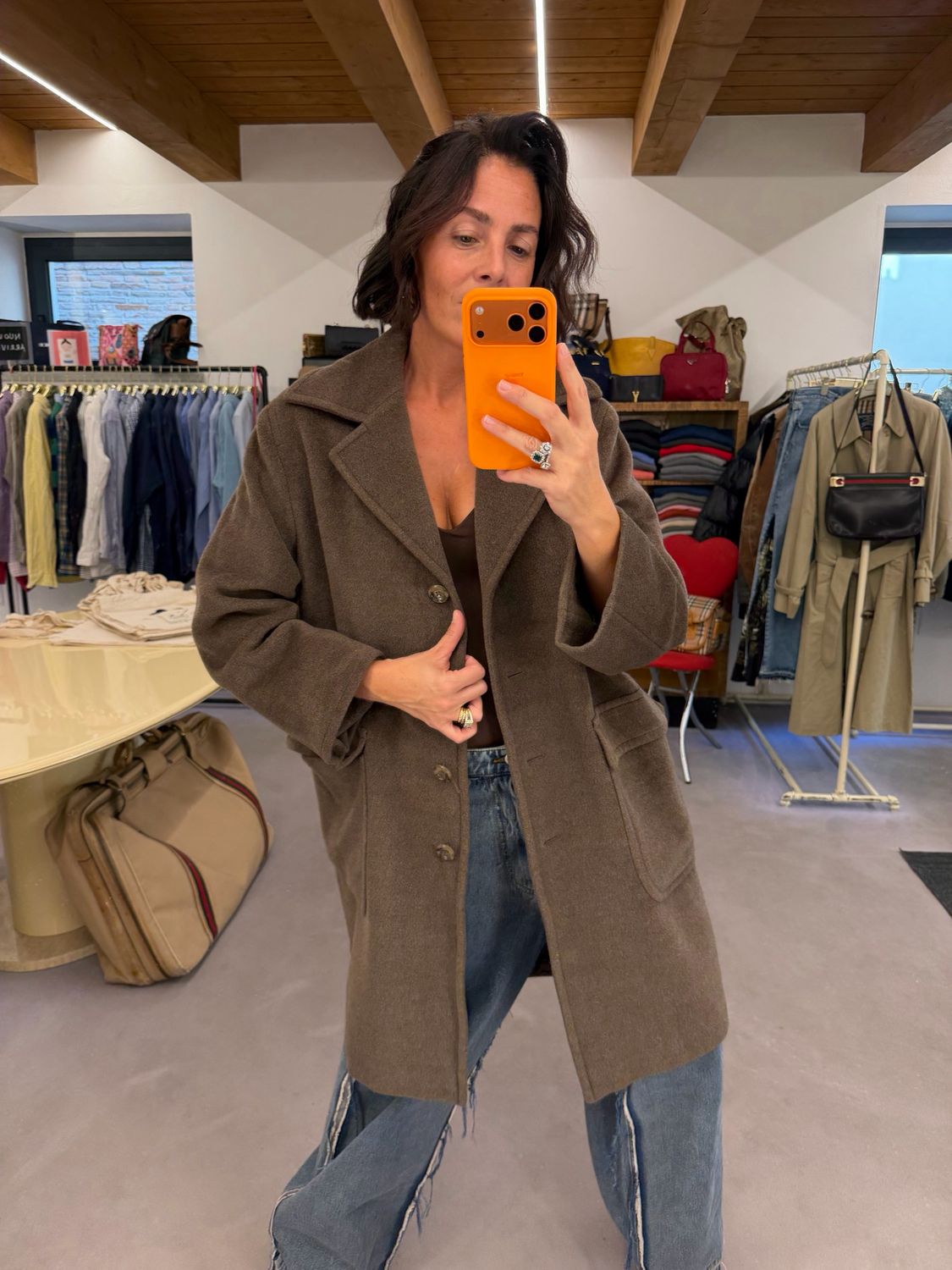 CAPPOTTO MAX MARA MARRONE/GRIGIO