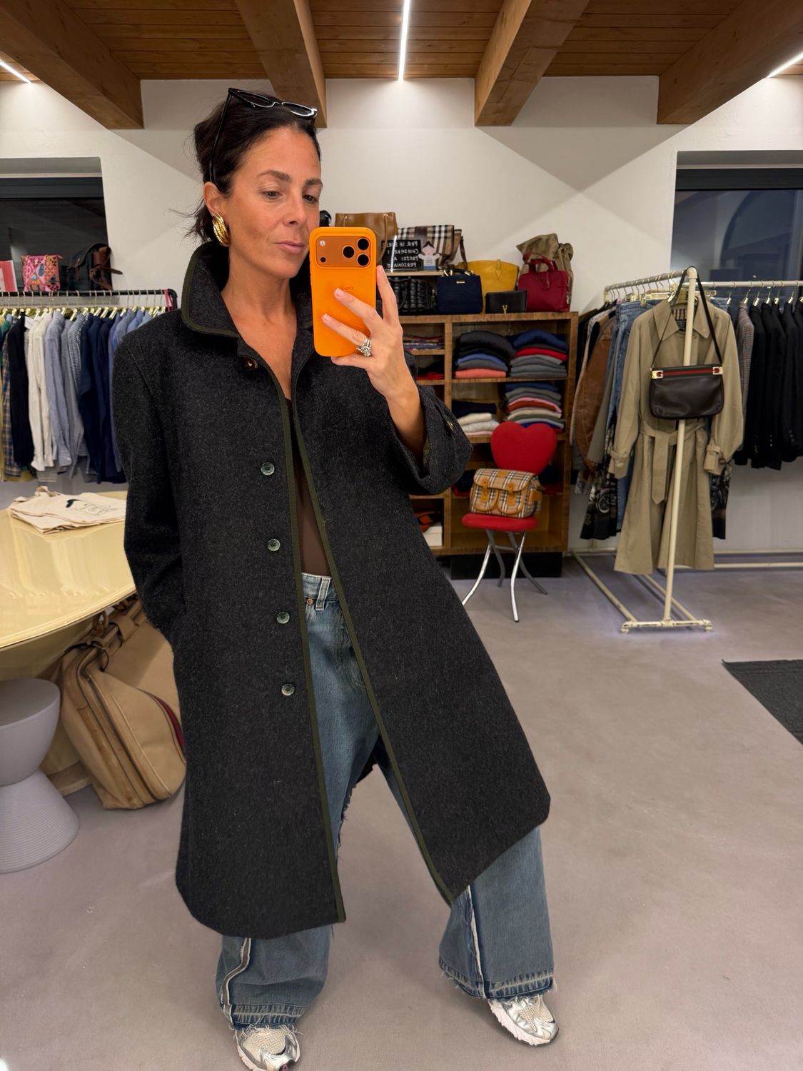 LODEN GRIGIO ANTRACITE DONNA TG 48