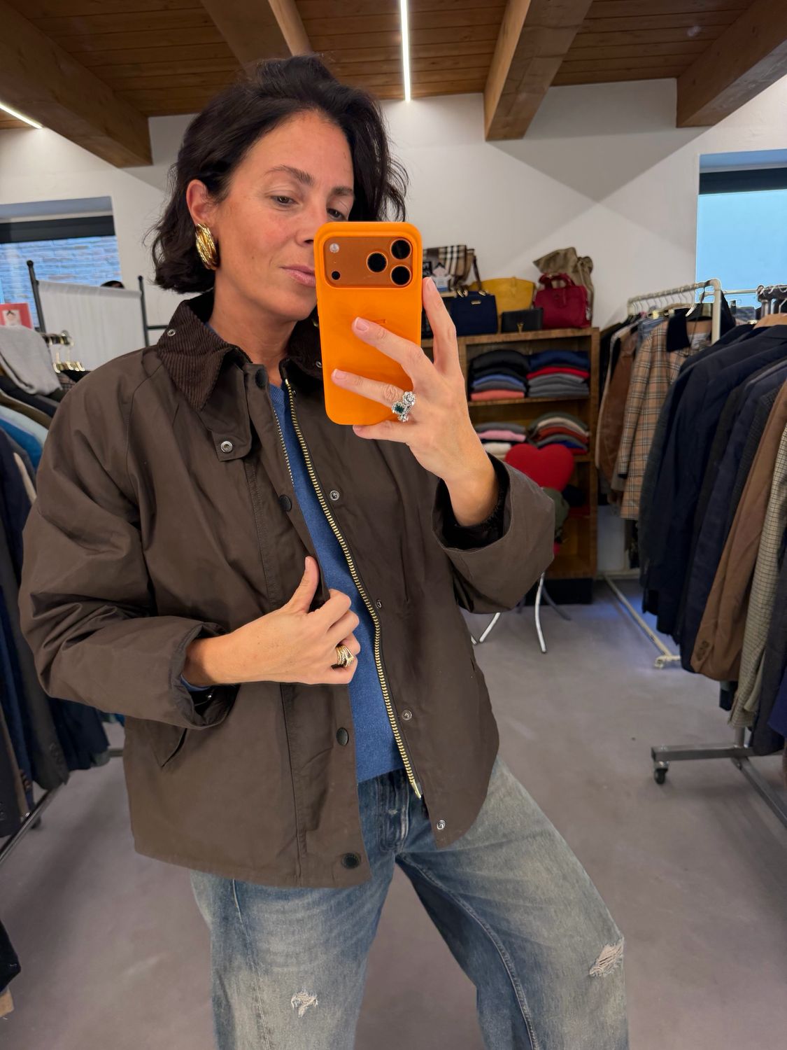 BARBOUR TRANSPORT NUOVO MARRONE TELA CERATA 
