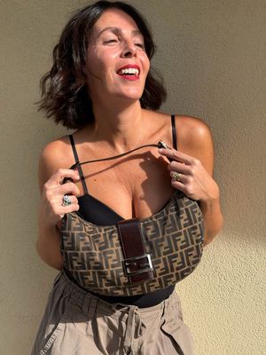 MAXI CROISSANT FENDI MONOGRAM ZUCCA