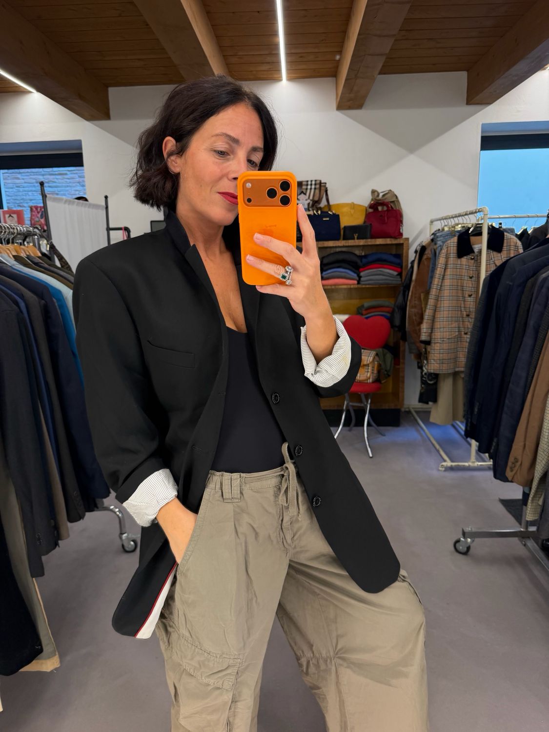 BLAZER GIANFRANCO FERRE NERO OVER
