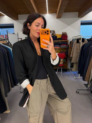 BLAZER GIANFRANCO FERRE NERO OVER