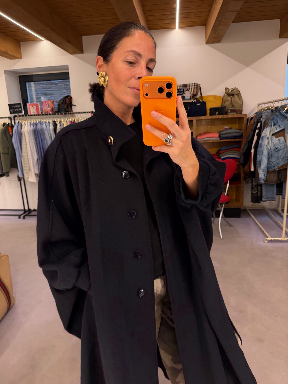 LODEN MANTELLA BLU
