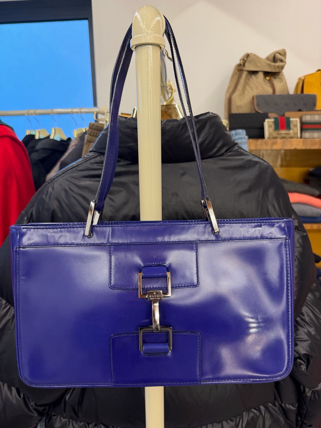 JACKIE LIMITED EDITION BY TOM FORD PELLE SPAZZOLATA PURPLE/BLUETTE