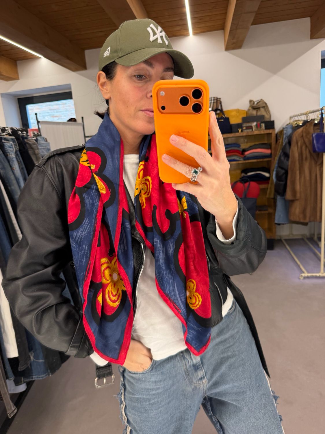 FOULARD YSL FIORI E LIBELLULE 