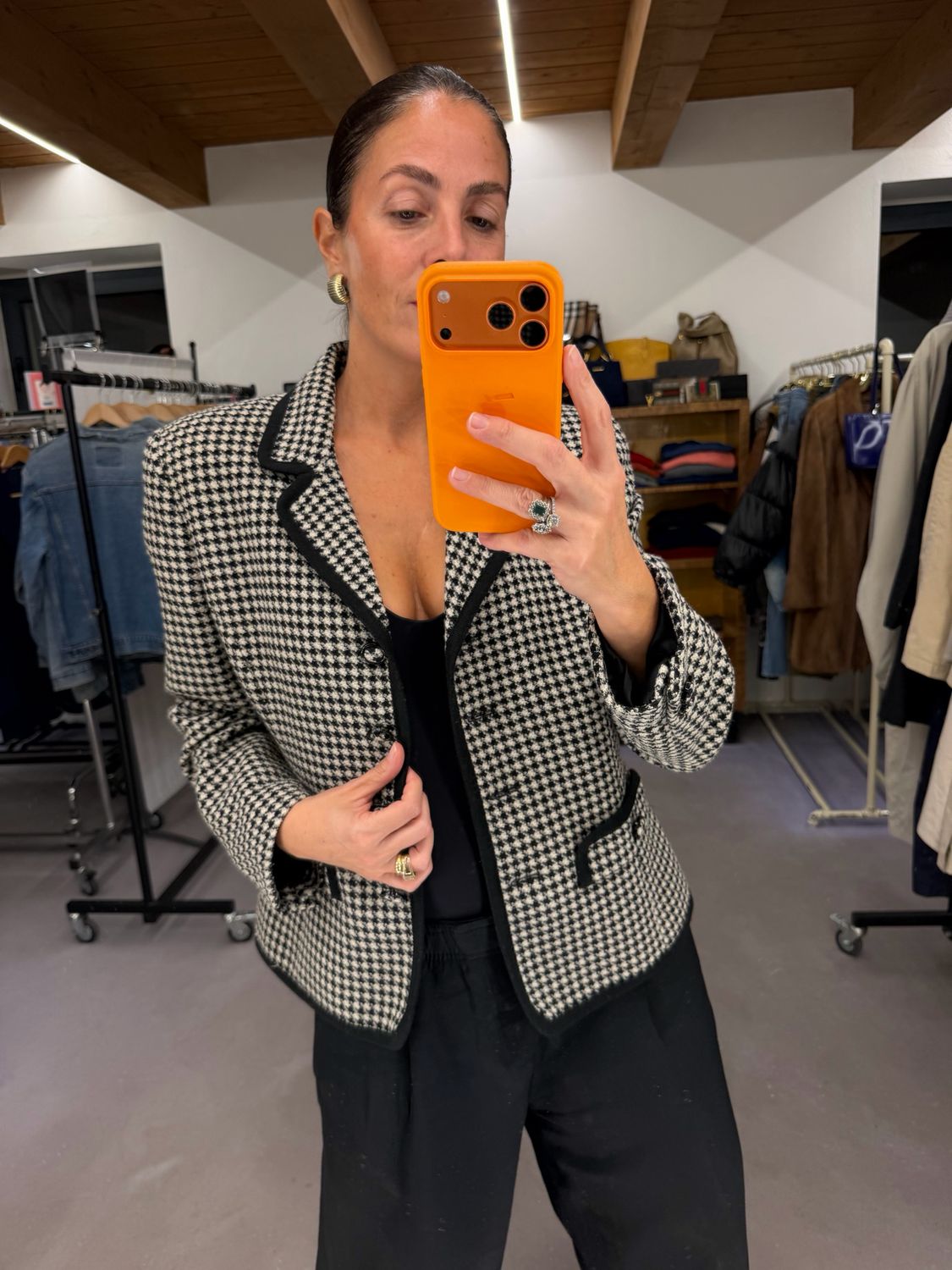 GIACCA LUISA SPAGNOLI PIED DE POULE
