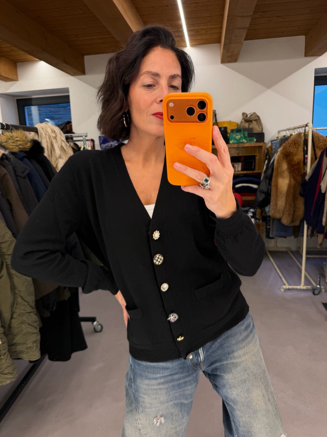 CARDIGAN MARC JACOBS BOTTONI GIOIELLO