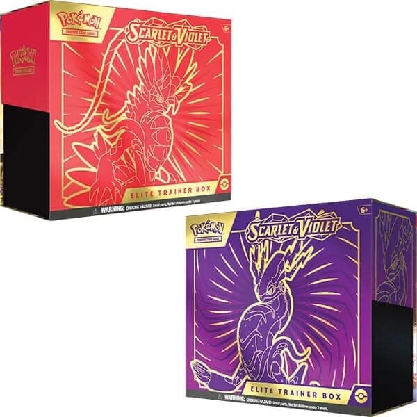 Pokémon TCG: Scarlet &amp; Violet Elite Trainer Box Bundle (Miraidon &amp; Koraidon)