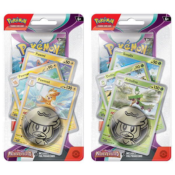 Pokémon TCG: Scarlet &amp; Violet - Paldea Evolved Premium Checklane Blister