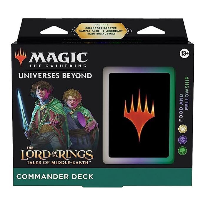 Magic the Gathering Lord of the Rings: Tales of Middle-Earth Commander Deck Food And Fellowship