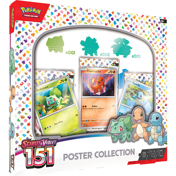 Pokémon TCG: Scarlet &amp; Violet 3.5 151 Poster Collection